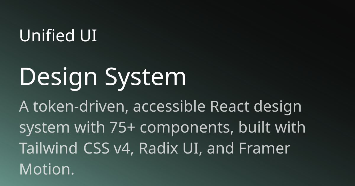 Prefecct System Ui Design System - Unified UI